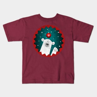 A Polar Bear Christmas Kids T-Shirt